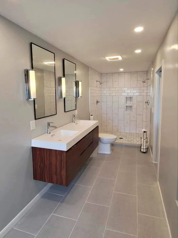 Remodeled bathroom