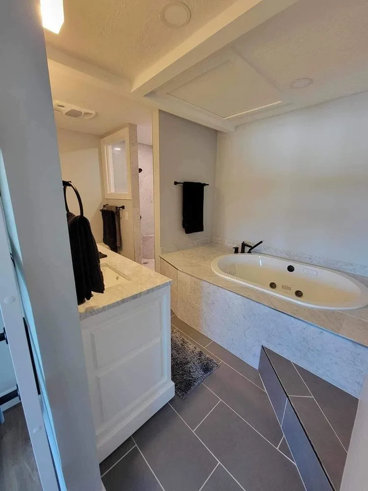 Renovated bathroom