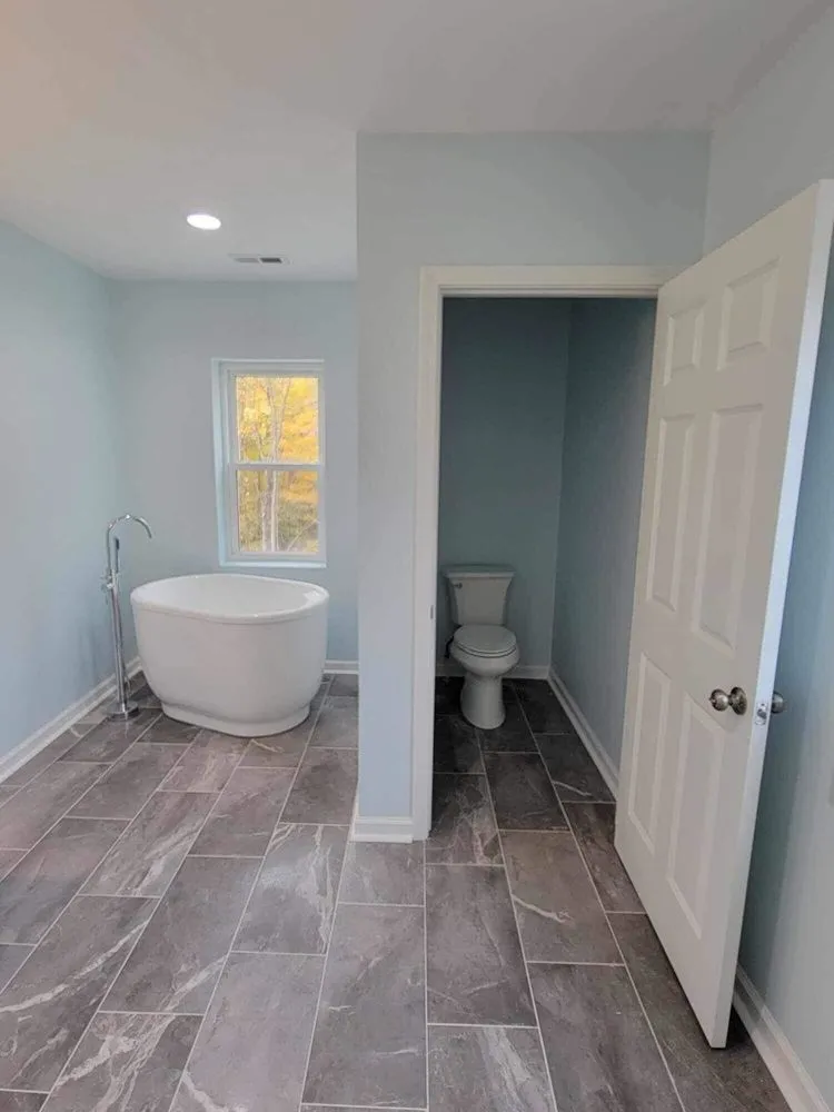 Renovated bathroom