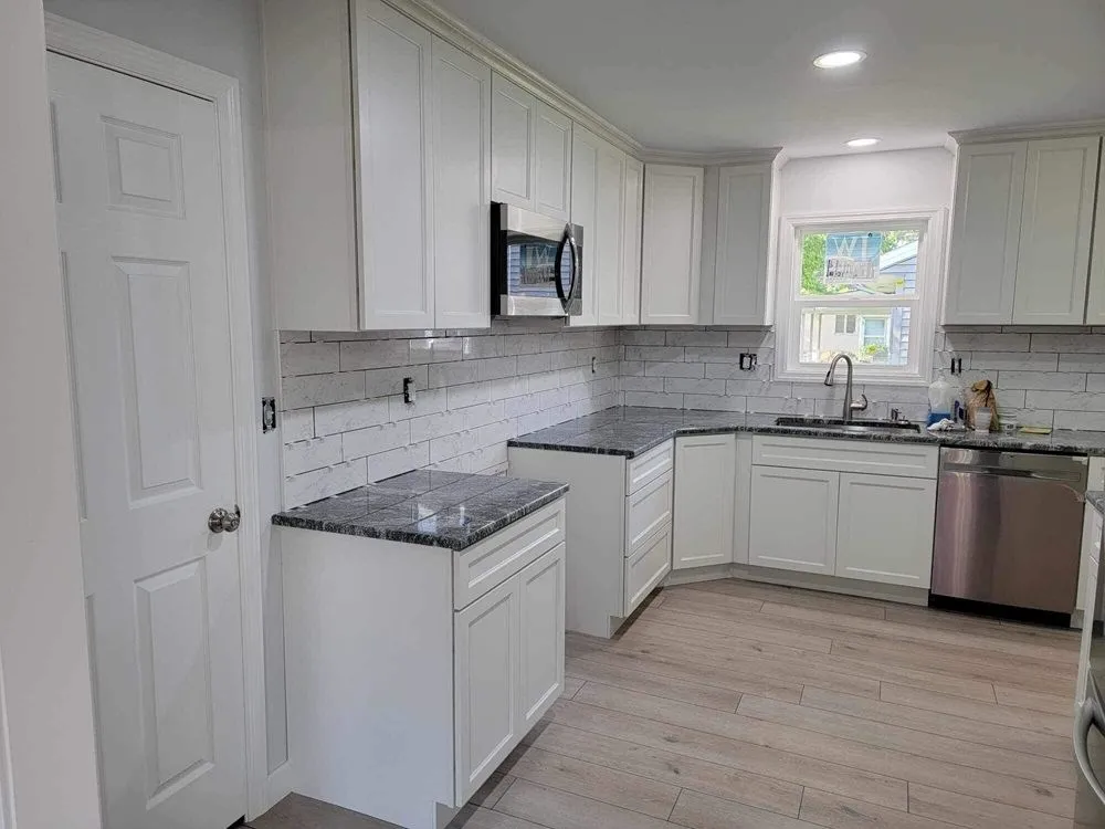 Remodeled kitchen